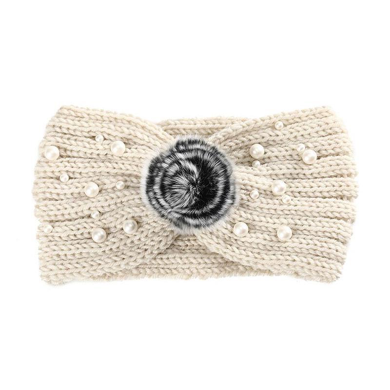 Bandeau Laine Mérinos Féminin Ecume