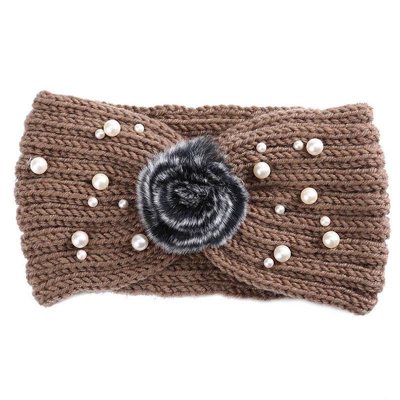 Bandeau Laine Mérinos Féminin Moka