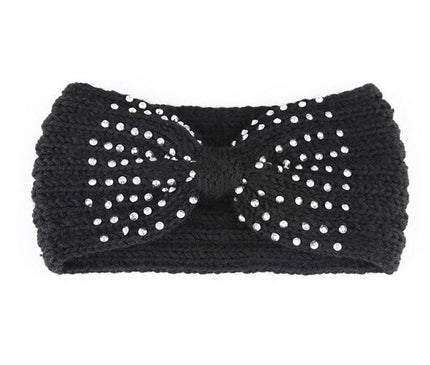 Élégant Bandeau Papillon Femme Noir