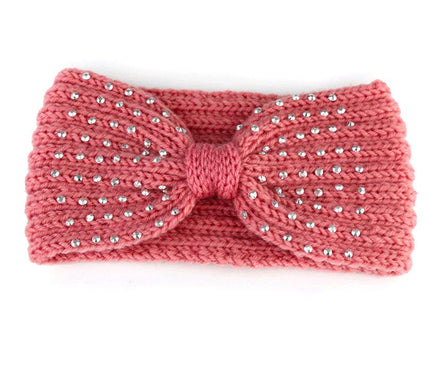 Élégant Bandeau Papillon Femme Rose