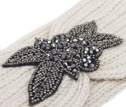 Bandeau Féminin Perles Fleur