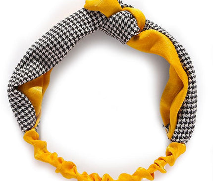 Bandeau Chic Bicolore Jaune Imperial