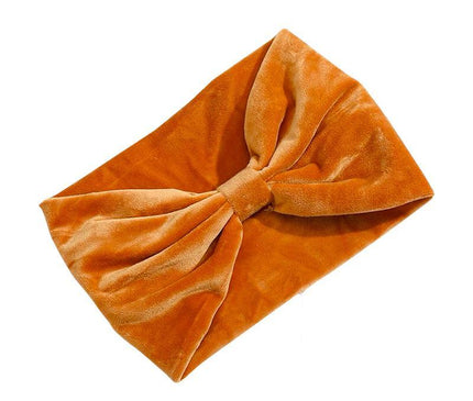 Bandeau Velours Élégant Femme