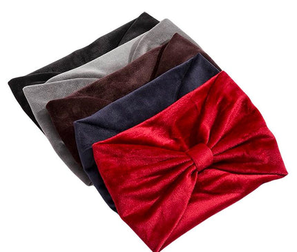 Bandeau Velours Élégant Femme