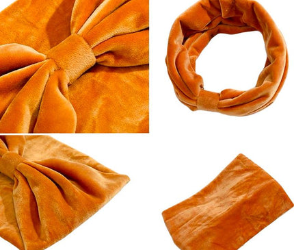 Bandeau Velours Élégant Femme