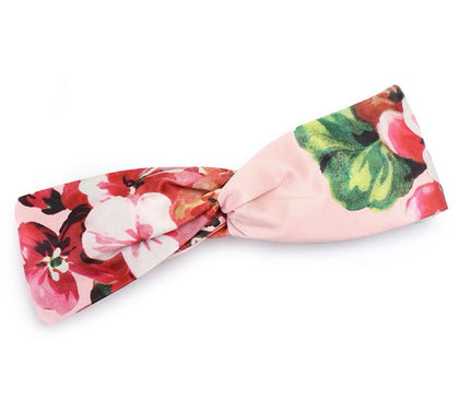 Bandeau Floral en Satin