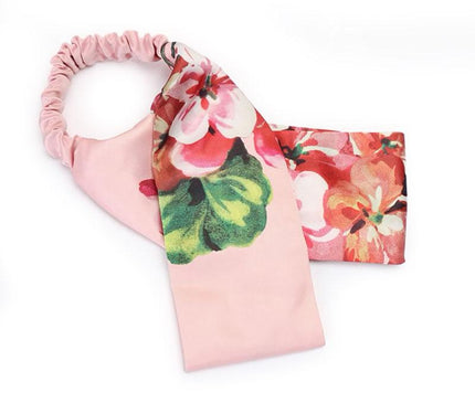 Bandeau Floral en Satin