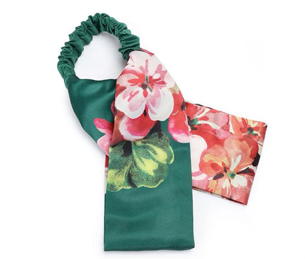 Bandeau Floral en Satin