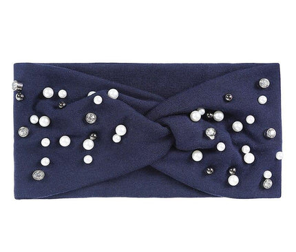 Bandeau Élegant Étoilé Bleu Marine
