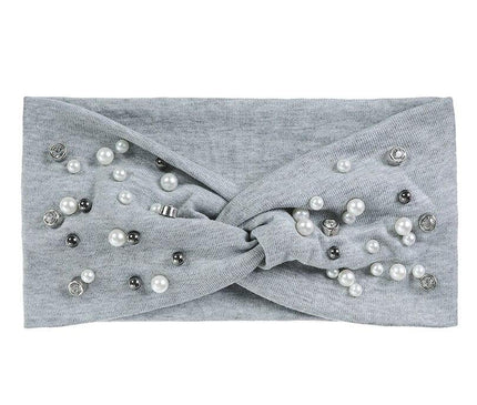 Bandeau Élegant Étoilé Gris