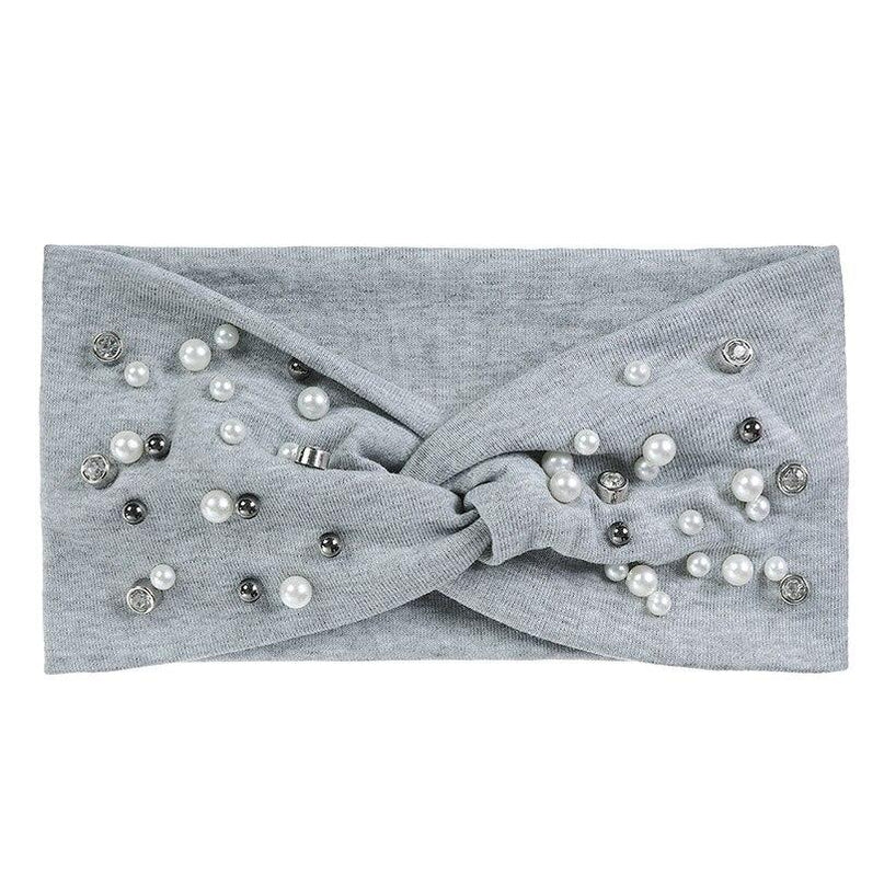 Bandeau Élegant Étoilé Gris