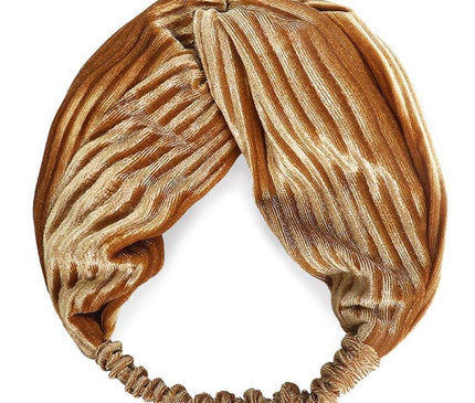 Bandeau Velours Femme Tendance Moutarde