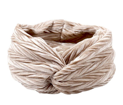 Bandeau Velours Torsadé Femme