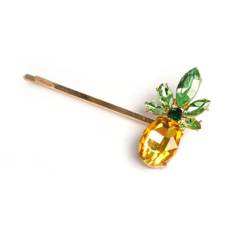 Barrette Cheveux Ananas Cristal Kaili