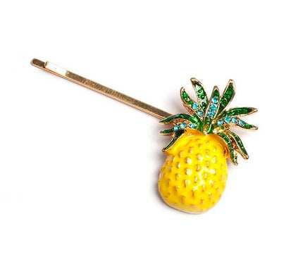 Barrette Cheveux Ananas Tropical Maeva