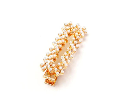 Accessoire Cheveux Élégant en Perles