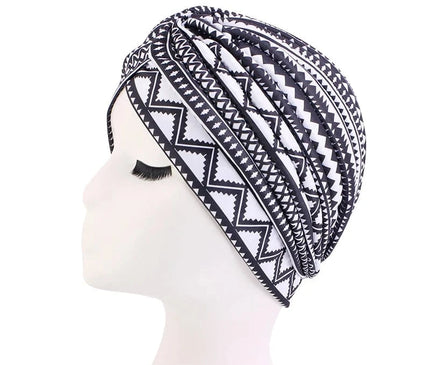 Couvre-chef Stylé pour Femmes Noir / Blanc