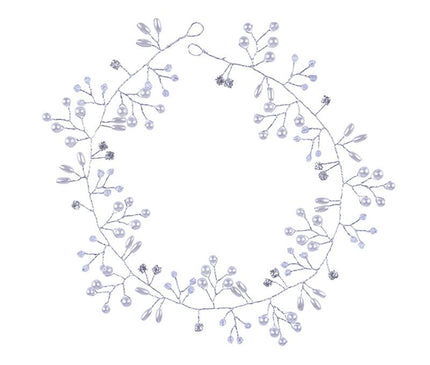 Bijou Cheveux Mariage Élégant Argent