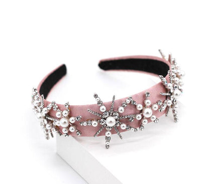 Serre-tête Étoilé Élégant Rose Poudre