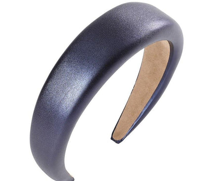 Chic Serre-tête Noir Femme Bleu nacre