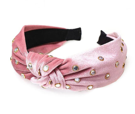 Accessoire Chic en Velours Rose