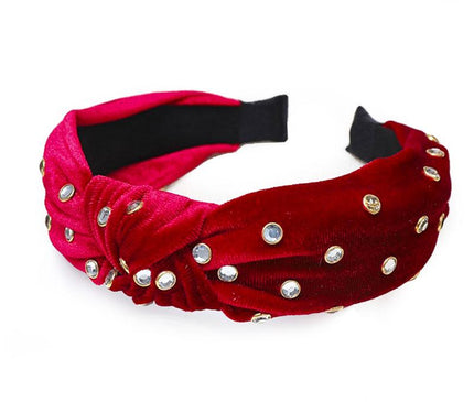Accessoire Chic en Velours Rouge