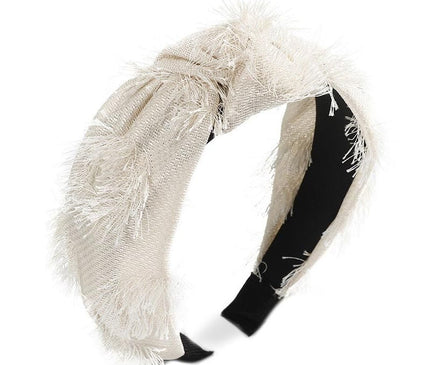 Bandeau Chic Avec Noeud Ivoire