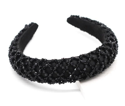 Headband Élégant Design Croisé Noir