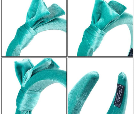 Chic Serre-tête Velours Bleu
