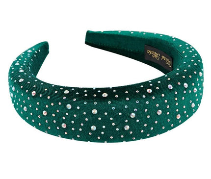 Velours Rembourré Style Élégant Vert