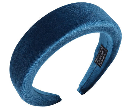 Padded Headband Élégant Femme Bleu Canard