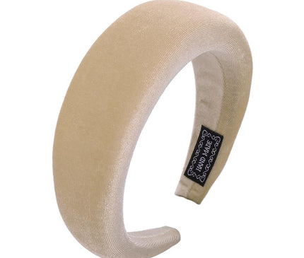 Padded Headband Élégant Femme Champagne