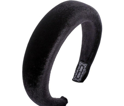 Padded Headband Élégant Femme Noir