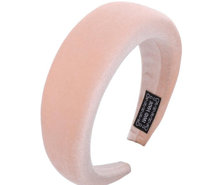 Padded Headband Élégant Femme Rose Poudre