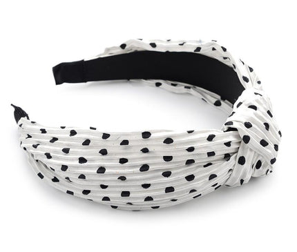 Bandeau Rose à Pois