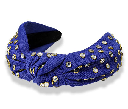 Accessoire Capillaire Luxueux Femme Bleu saphir