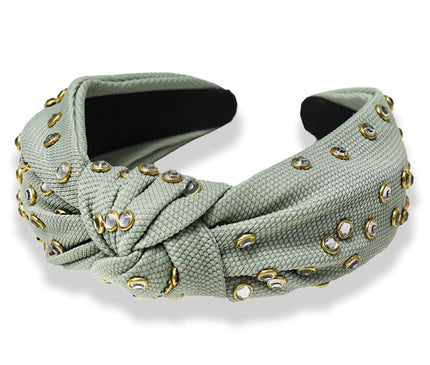 Accessoire Capillaire Luxueux Femme Vert lichen