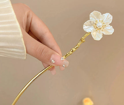 Vintage Chinese Style Hair Sticks Hairpin Forks for Women Girls Flower Hairpin Hair Clip Hanfu Headwear Jewelry Hair Accessories Style 12