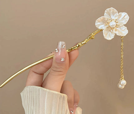 Vintage Chinese Style Hair Sticks Hairpin Forks for Women Girls Flower Hairpin Hair Clip Hanfu Headwear Jewelry Hair Accessories Style 13