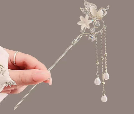 Vintage Chinese Style Hair Sticks Hairpin Forks for Women Girls Flower Hairpin Hair Clip Hanfu Headwear Jewelry Hair Accessories Style 21