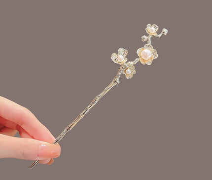 Vintage Chinese Style Hair Sticks Hairpin Forks for Women Girls Flower Hairpin Hair Clip Hanfu Headwear Jewelry Hair Accessories Style 6