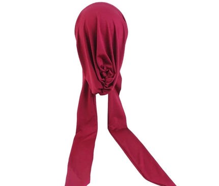 Women Turban Cap Soft Stretch Pre-Tied Hat Islamic Headscarf Turban Hat Bonnet Turbante Hair Loss Chimiothérapie